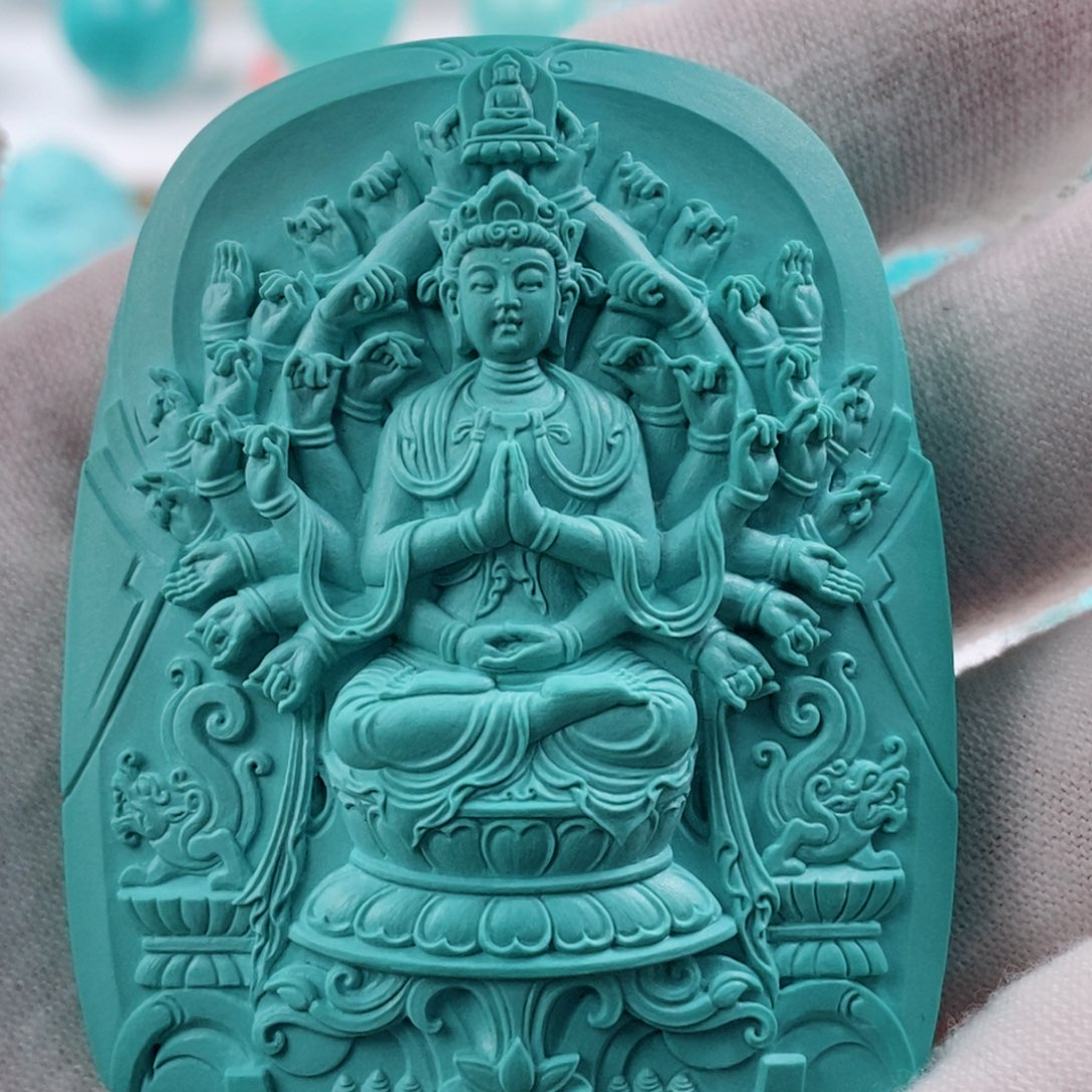 绿松石配饰未镶嵌