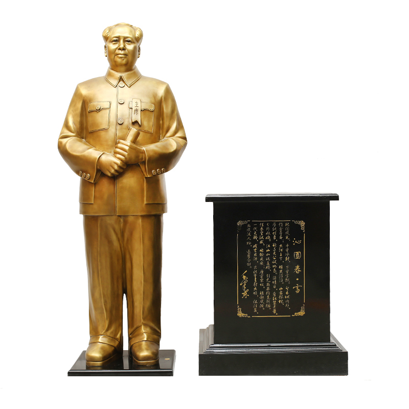 大型伟人铜像伟人纯铜匠心雕塑客厅办公室大号装饰摆件摆设工艺品