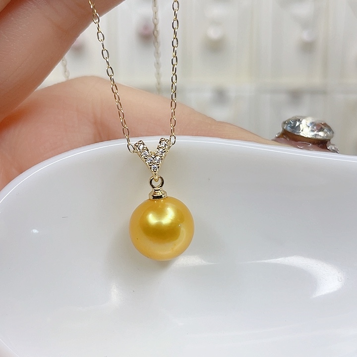 淡水珍珠合金吊坠(赠链)