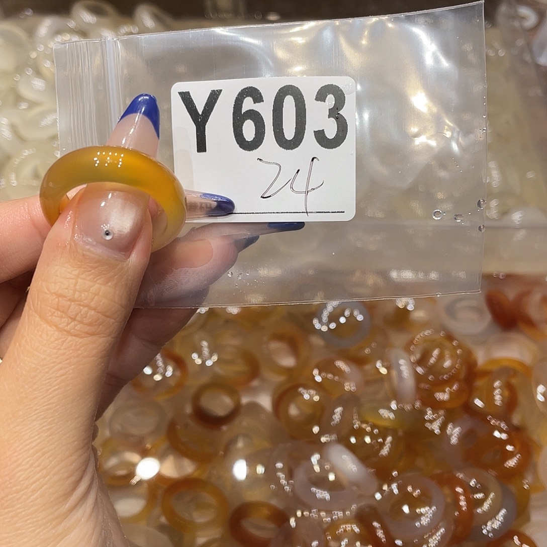 玛瑙/玉髓未镶嵌戒指603