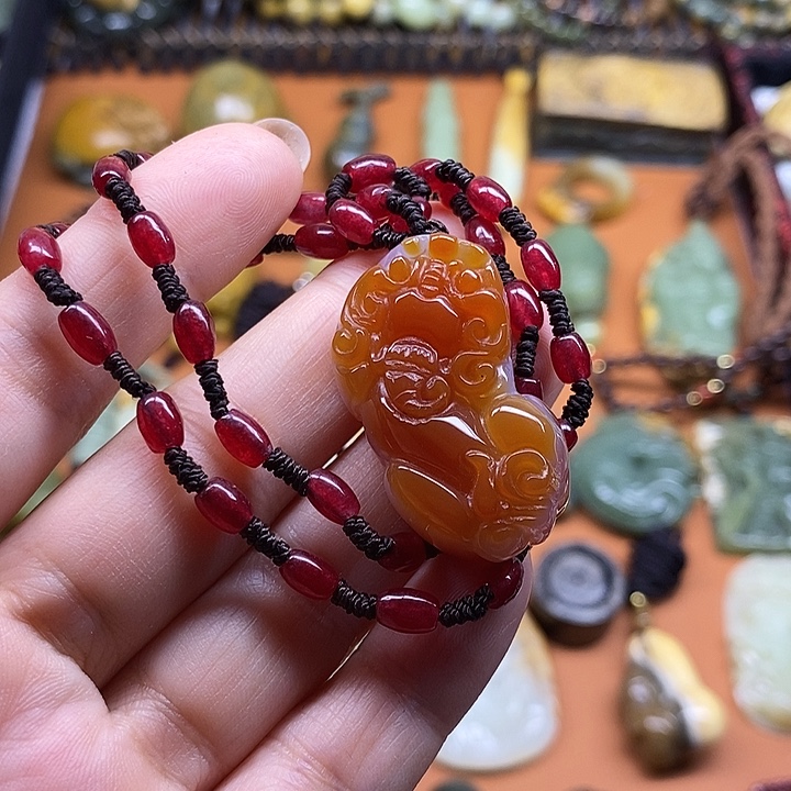 蛇纹石玉未镶嵌套链