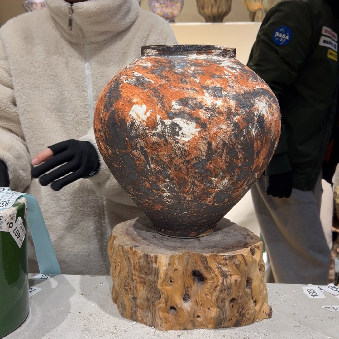 花瓶摆件花瓶摆件花瓶993华庭街上釉色彩