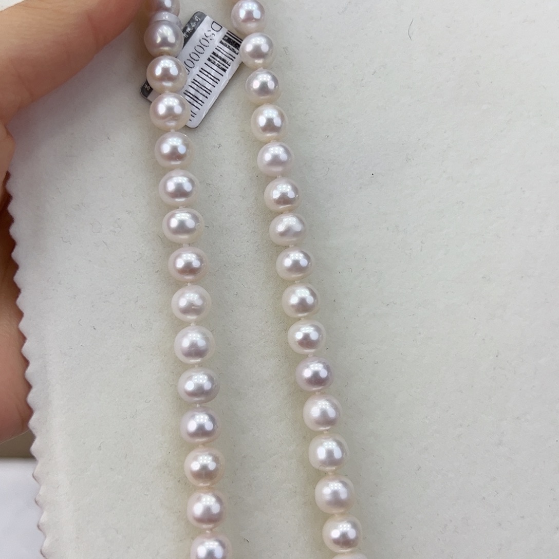 淡水珍珠颈饰银S925镶嵌➕8.9极光炫彩