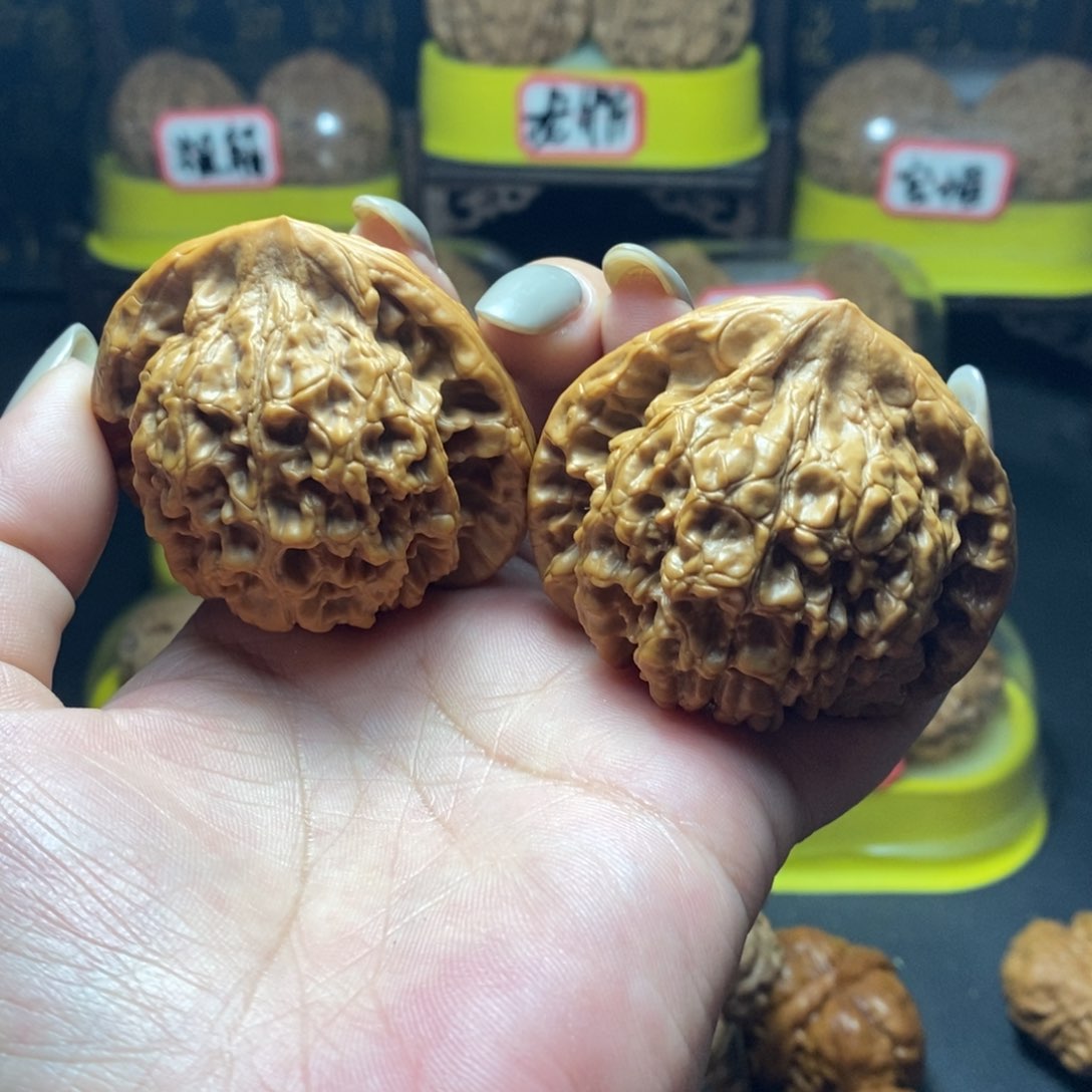 文玩核桃把件4号官帽52尺