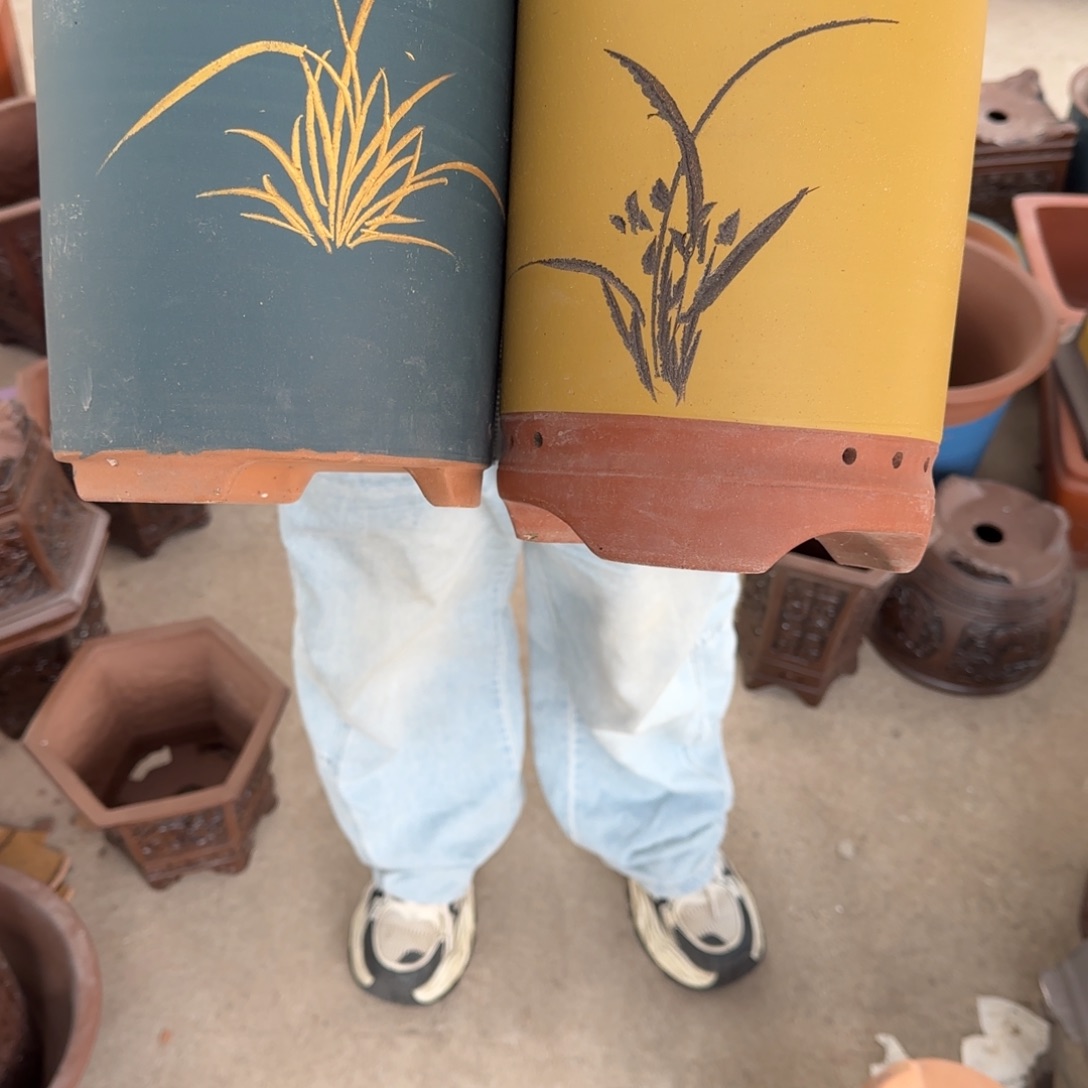 紫砂花盆瑕疵和不