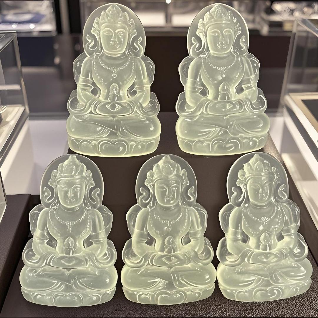 【张总专属宠粉】纯天然玉石未镶嵌多样性发其一中渡母观音306