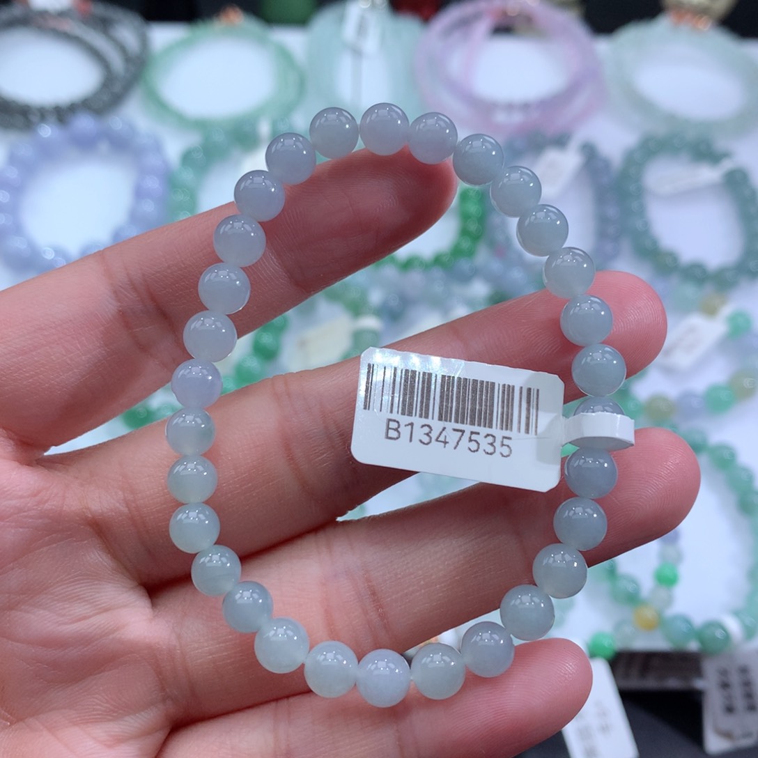 翡翠手链未镶嵌天然
