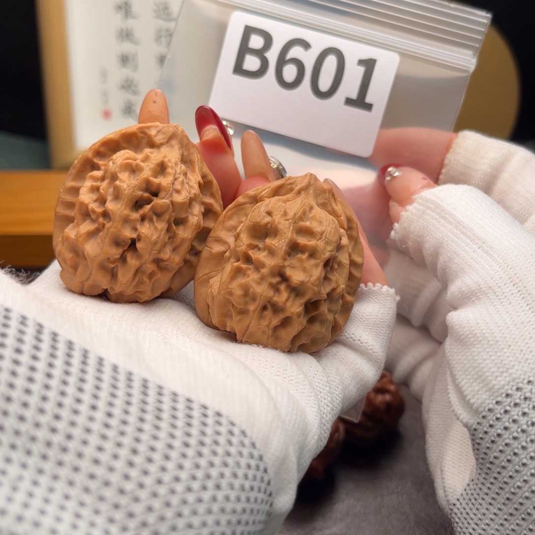 文玩核桃把件38合欢b 601