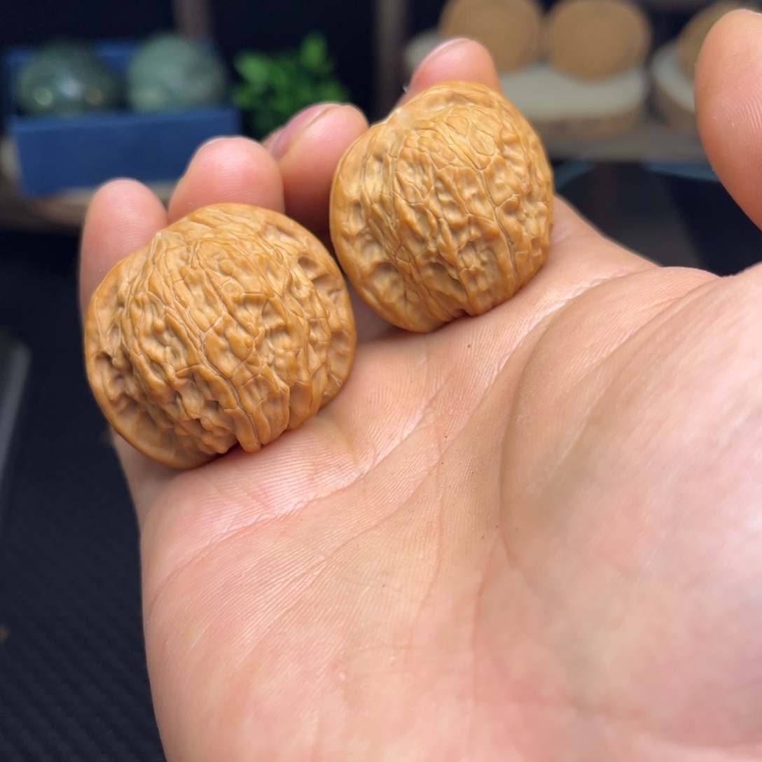 文玩核桃把件004全品无修山地磨37 38