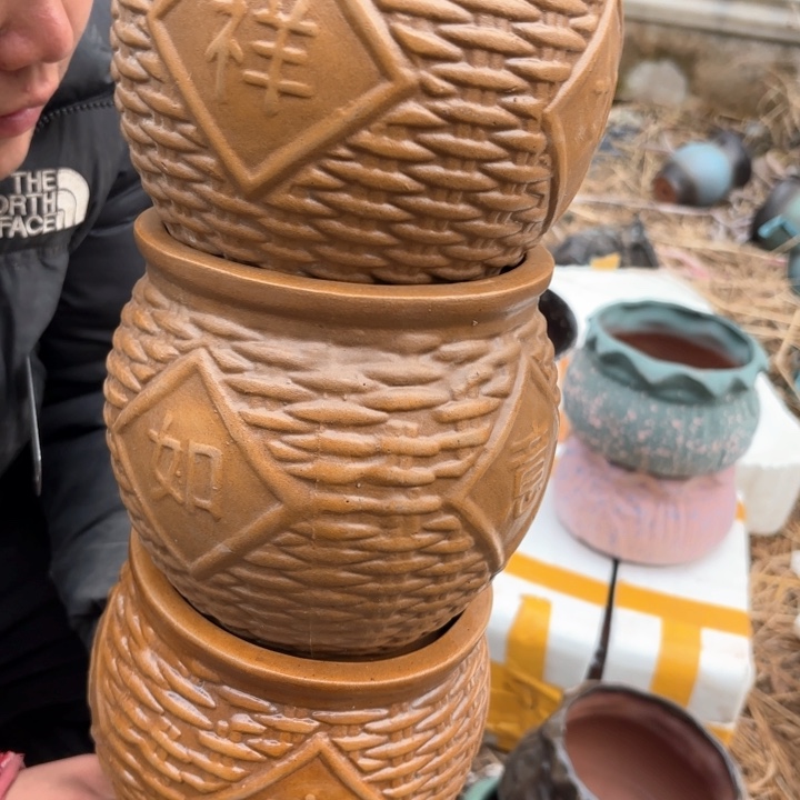 红陶口径 花盆 高度 15 16