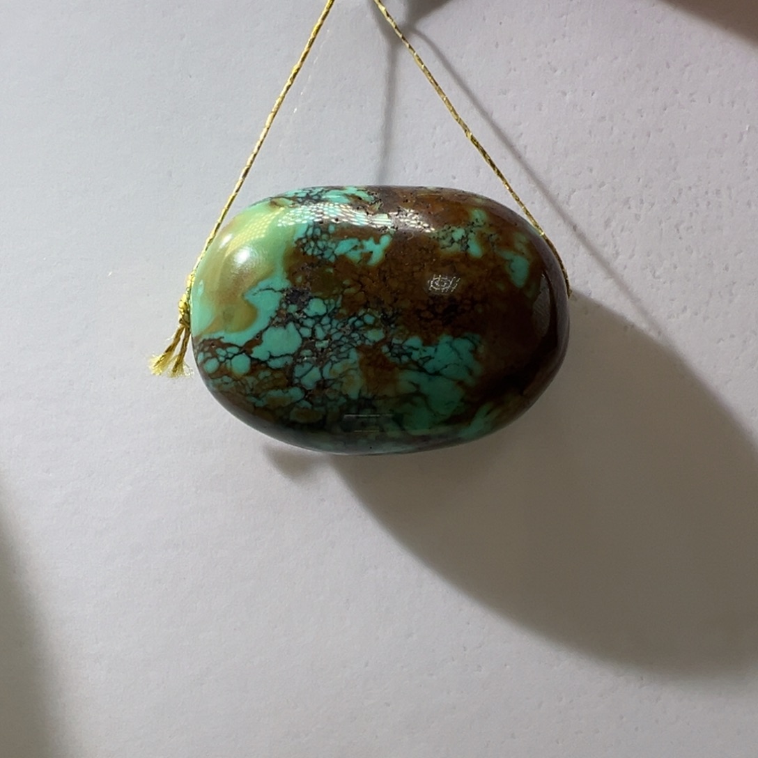 绿松石未镶嵌挂件