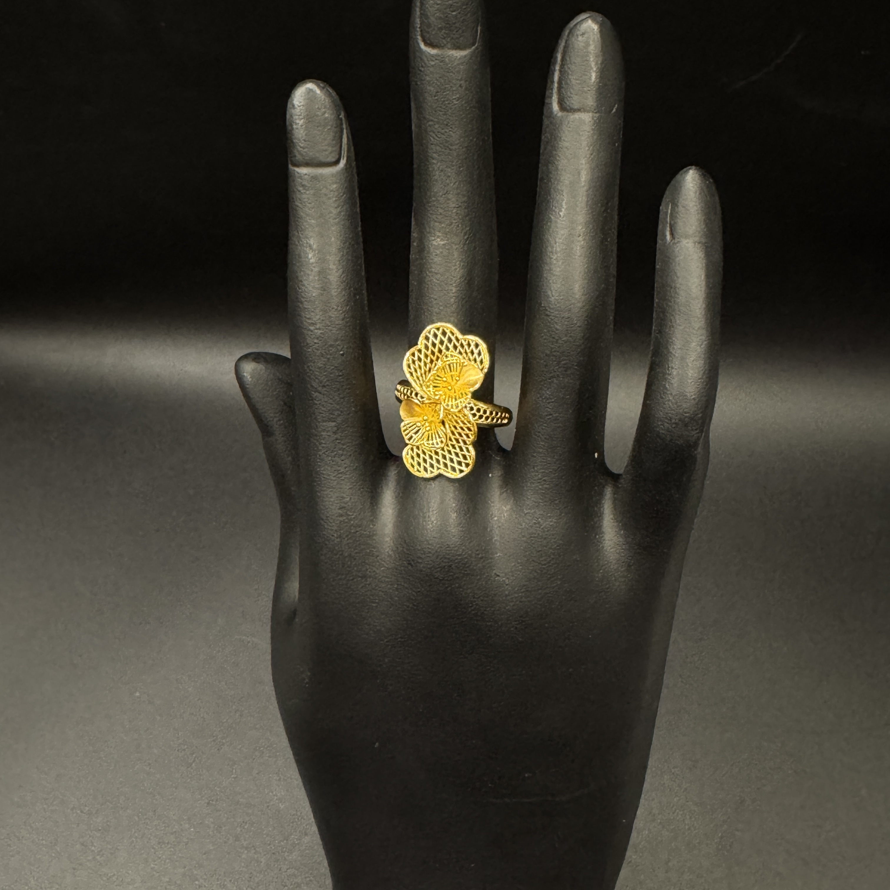 娅然黄金   4.27g足金   戒指