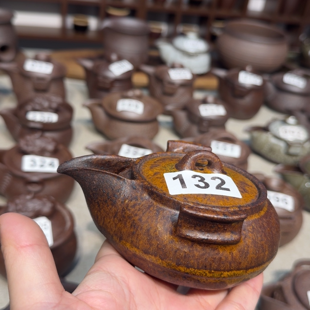 粗瓷茶具素色盖碗