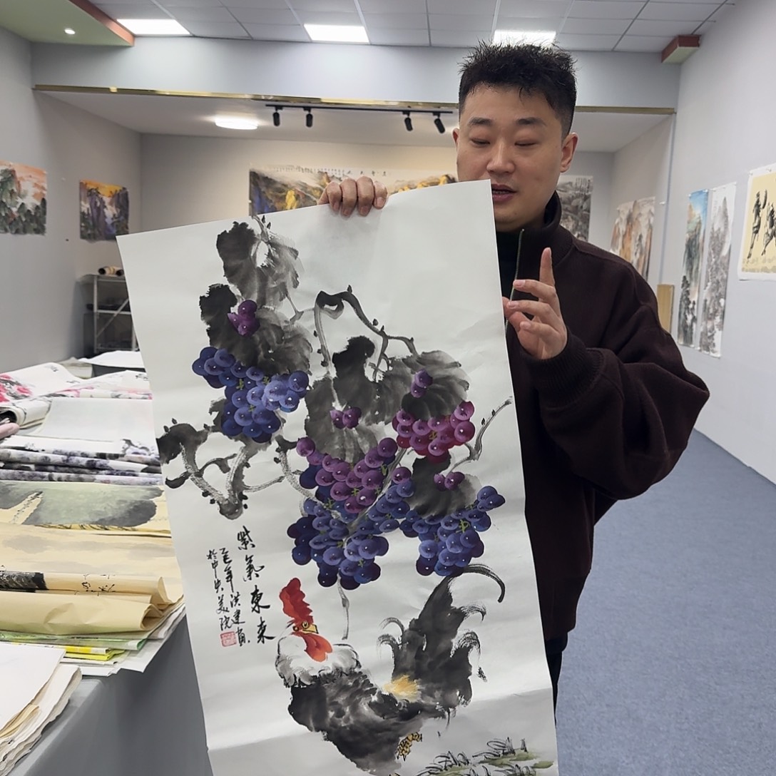 国画国画作品宣纸纯手绘