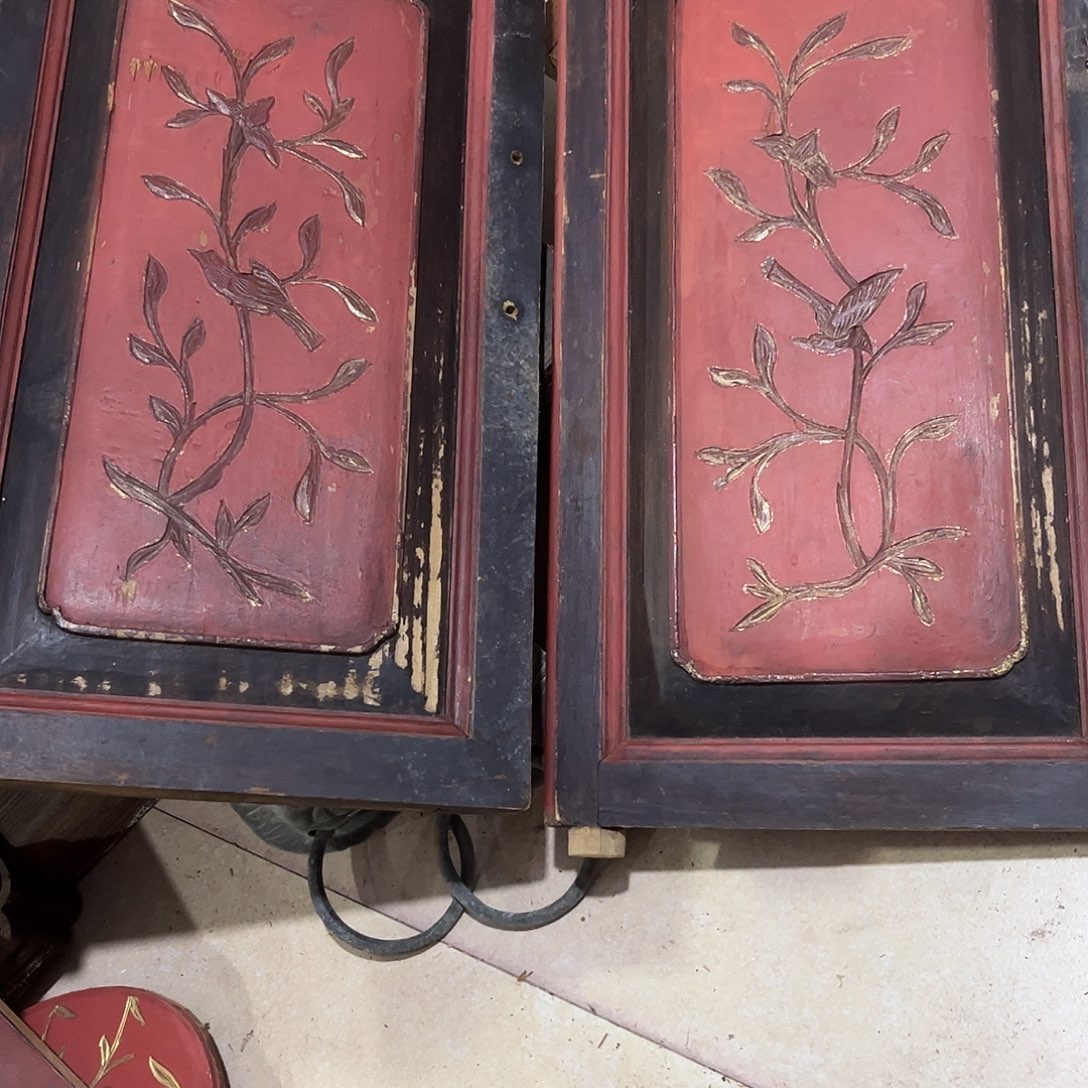 K***K香榧木木雕.花板.家具.古建构件.卡子花.结子