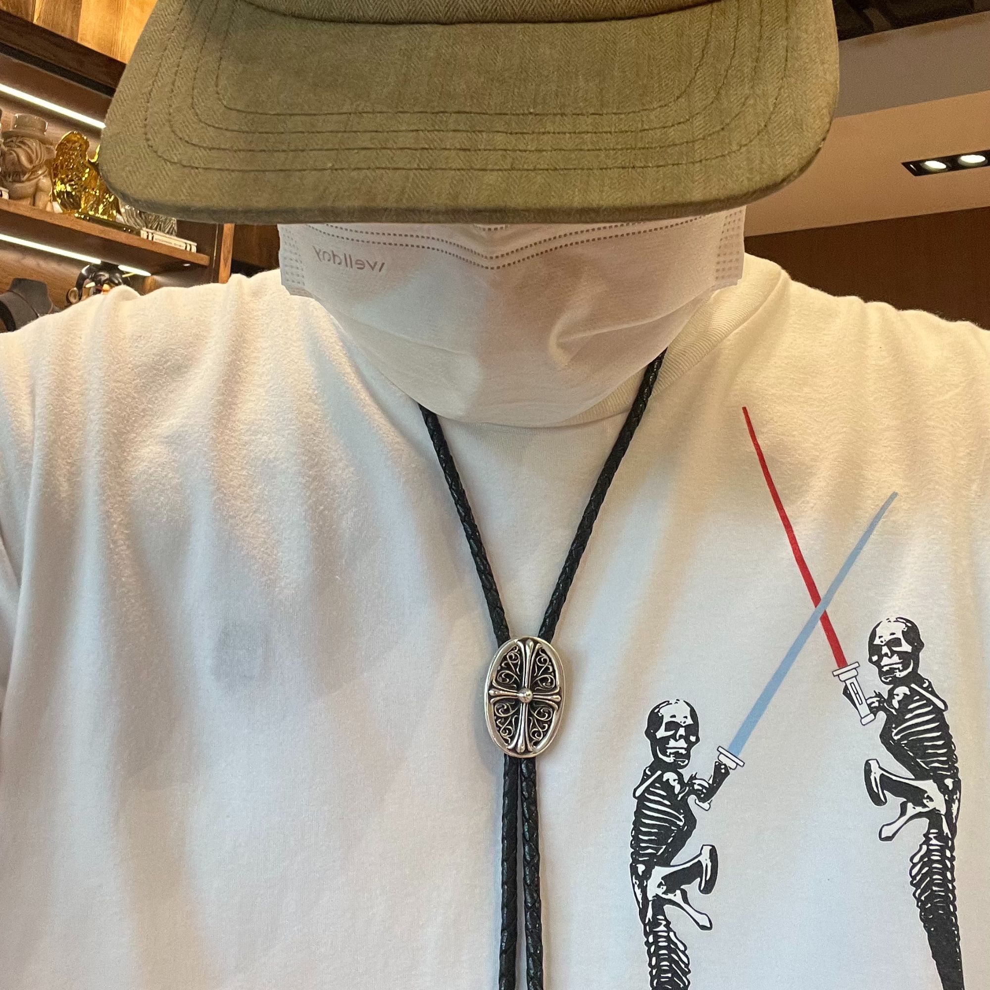 吊坠925银  CHROME HEART oval 吊坠 