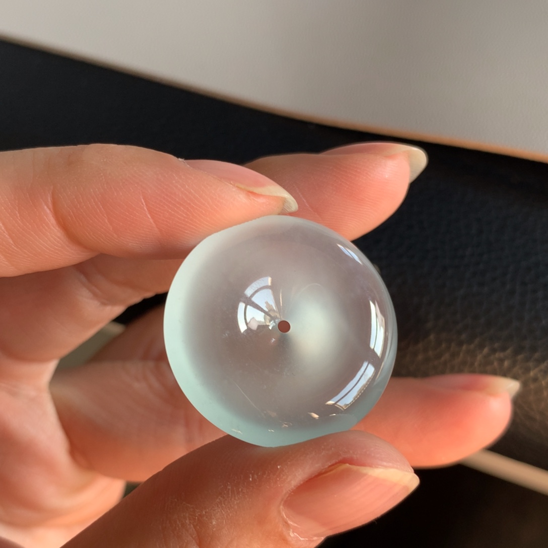 翡翠颈饰未镶嵌天然缅甸翡翠吊坠27.6-6.3