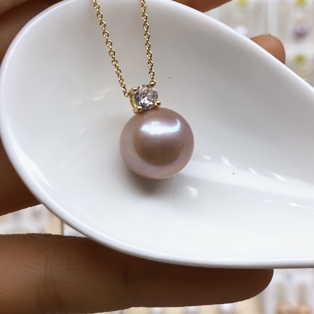 淡水珍珠颈饰合金