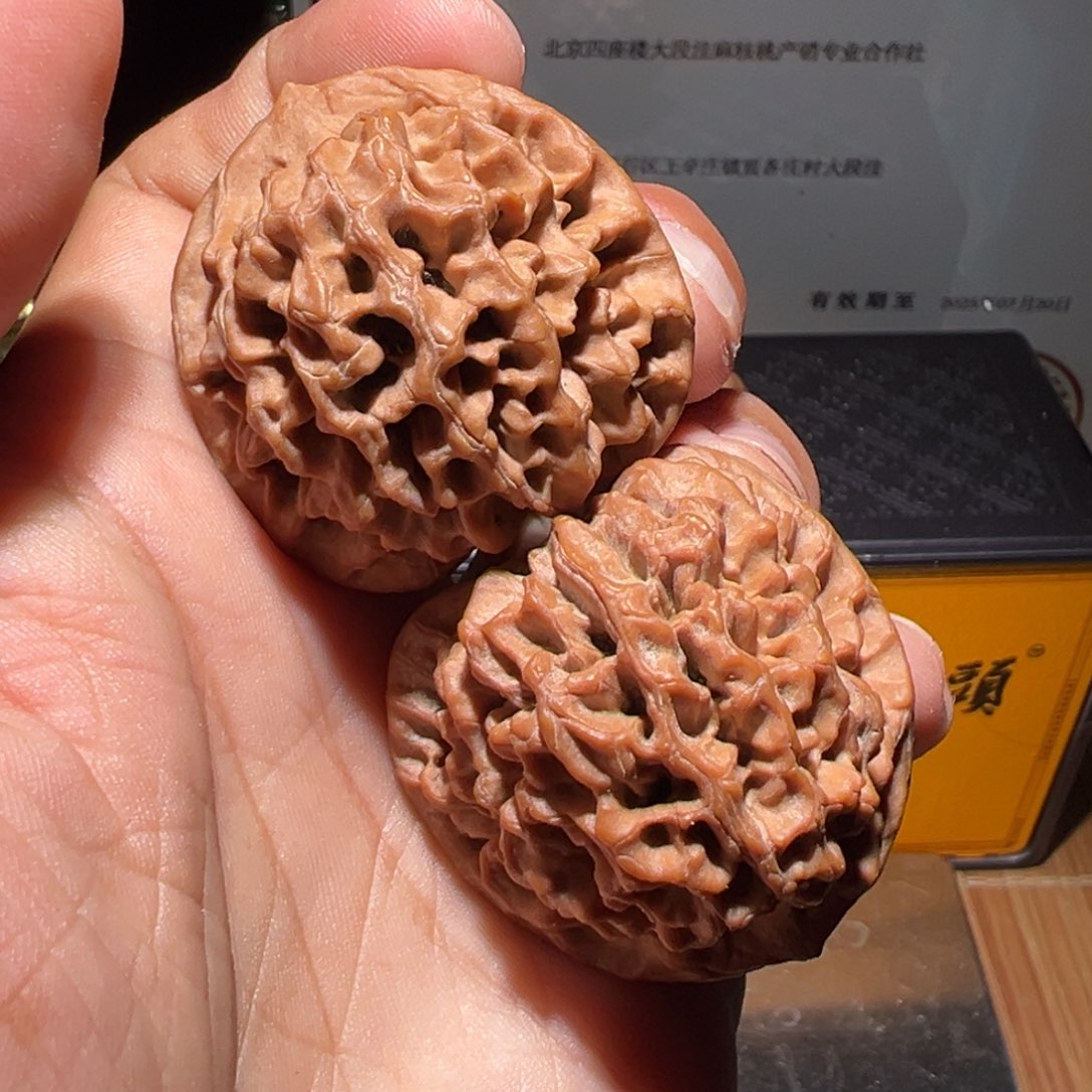 把件文玩核桃37尺寸原桩一代秦闷全品