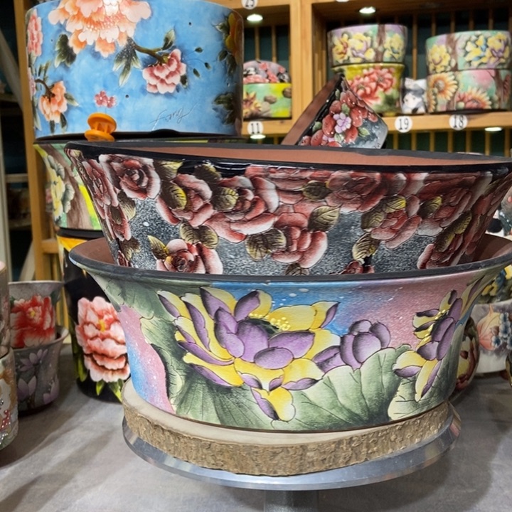 红陶景德镇艺术手绘作品