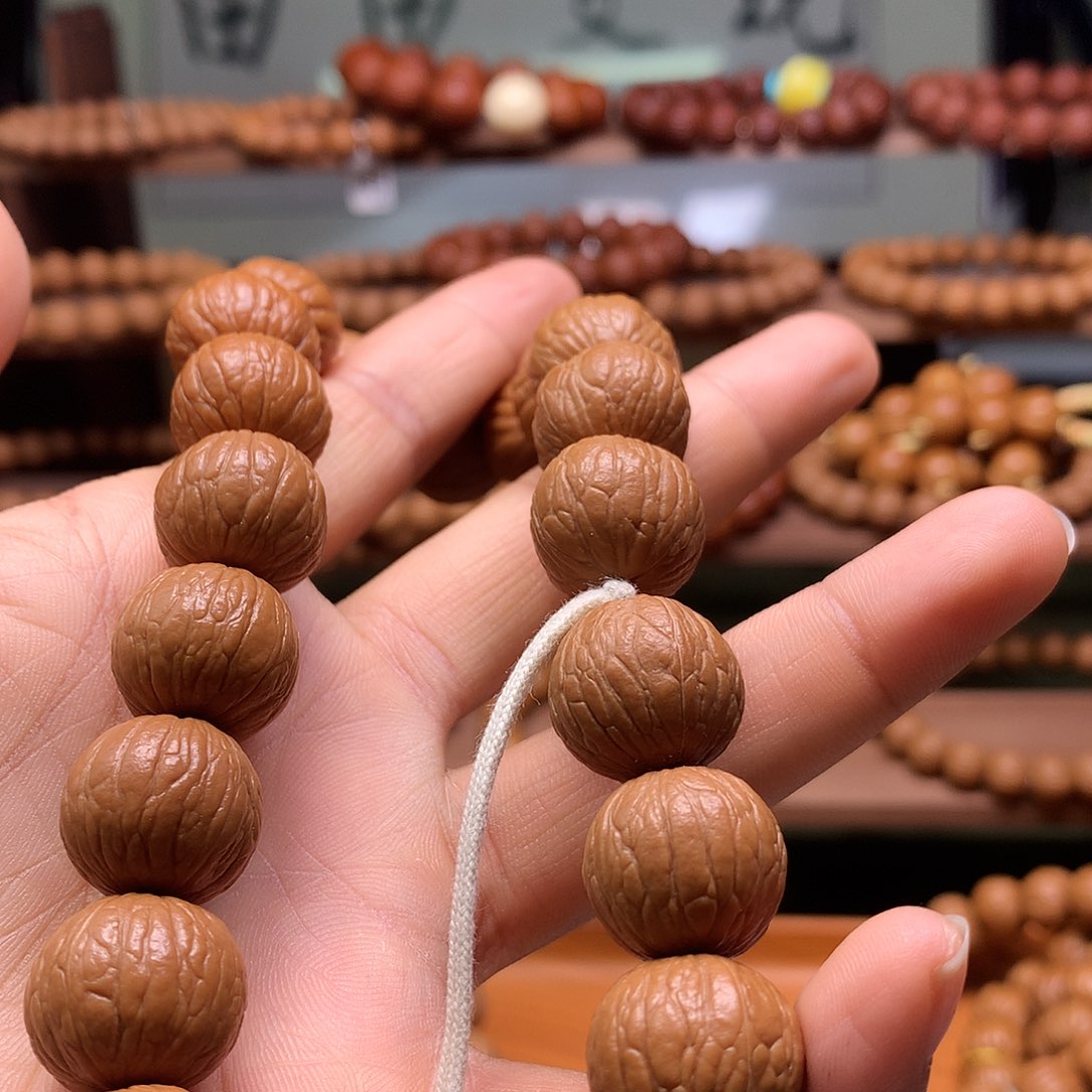 手串猴头核桃十****生全品聚宝盆手持16+