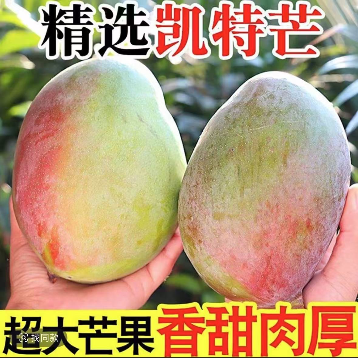 攀枝花凯特芒果当季新鲜水果芒果干零食