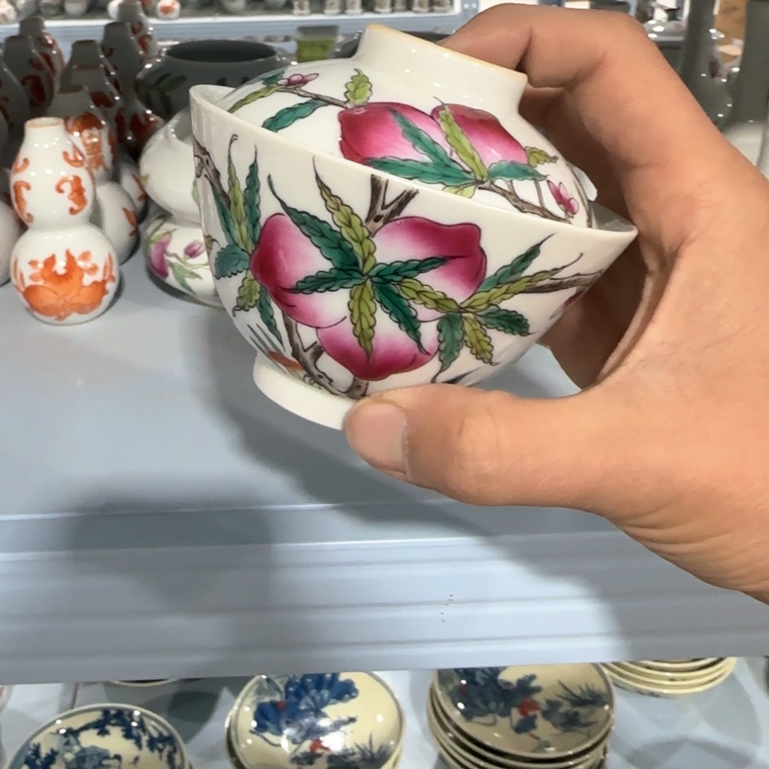 瓷片摆件手绘瓷器年底全部亏钱