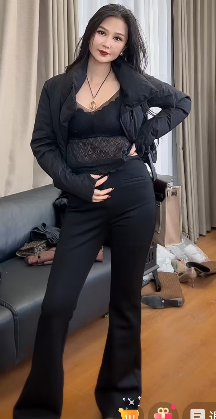 显瘦神器加厚微喇裤