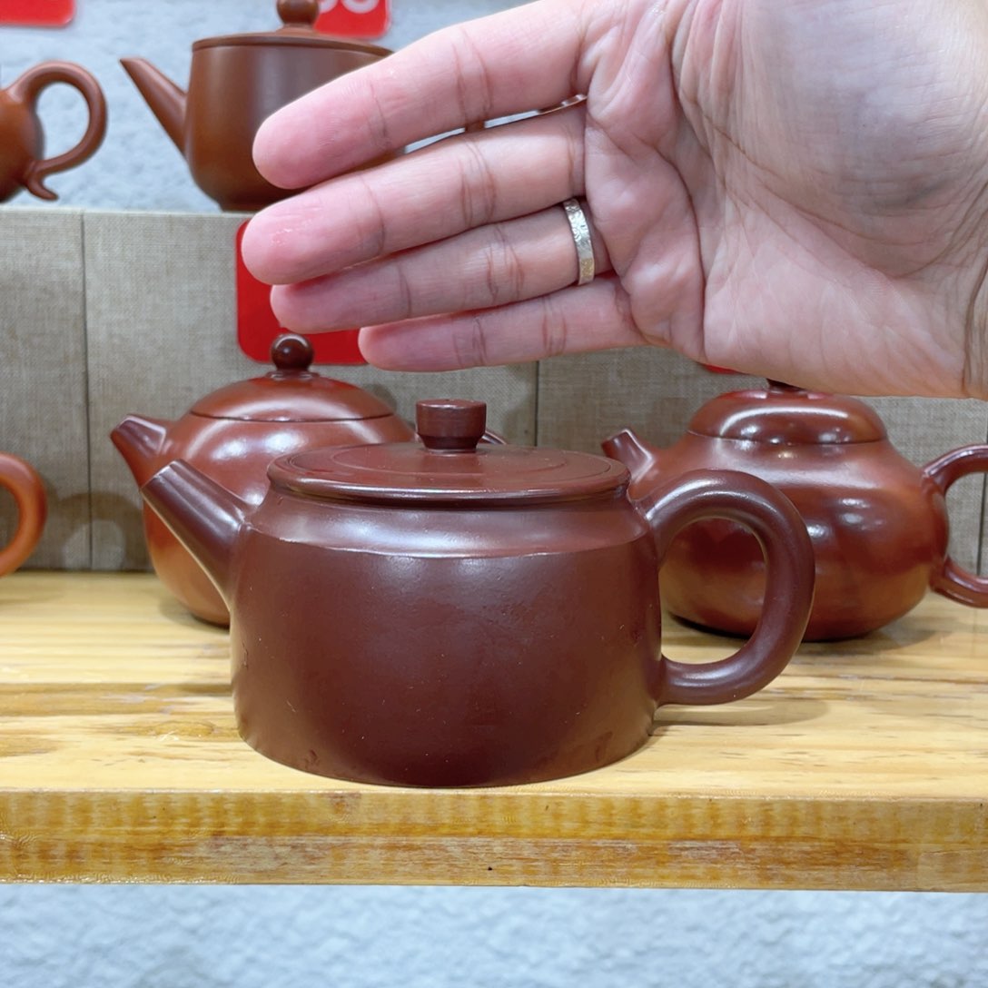 茶壶紫砂用****5扁钟180毫升……