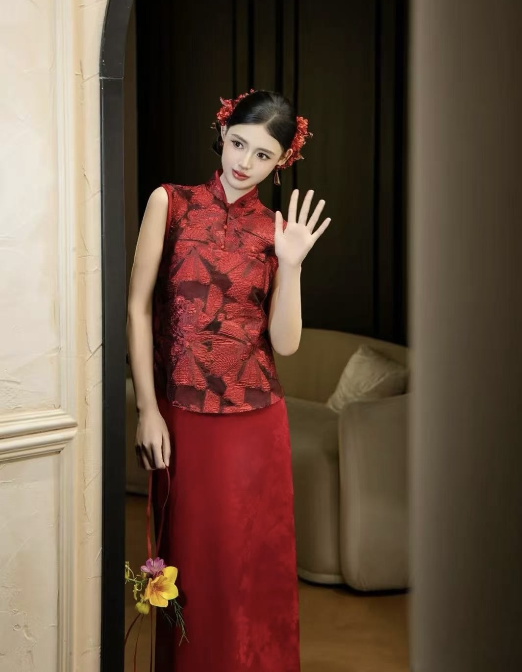 直播链接，婚纱礼服秀禾拿货