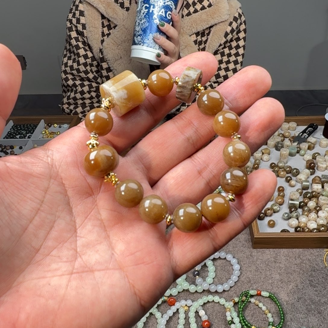 和田玉未镶嵌手链