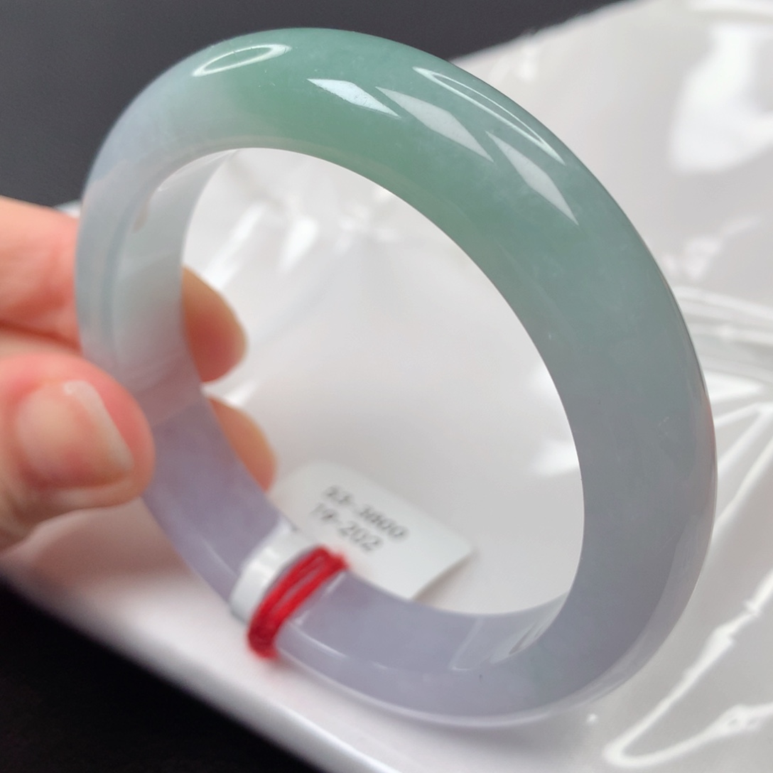 【闪购商品】翡翠手镯未镶嵌35号正圈19202-53