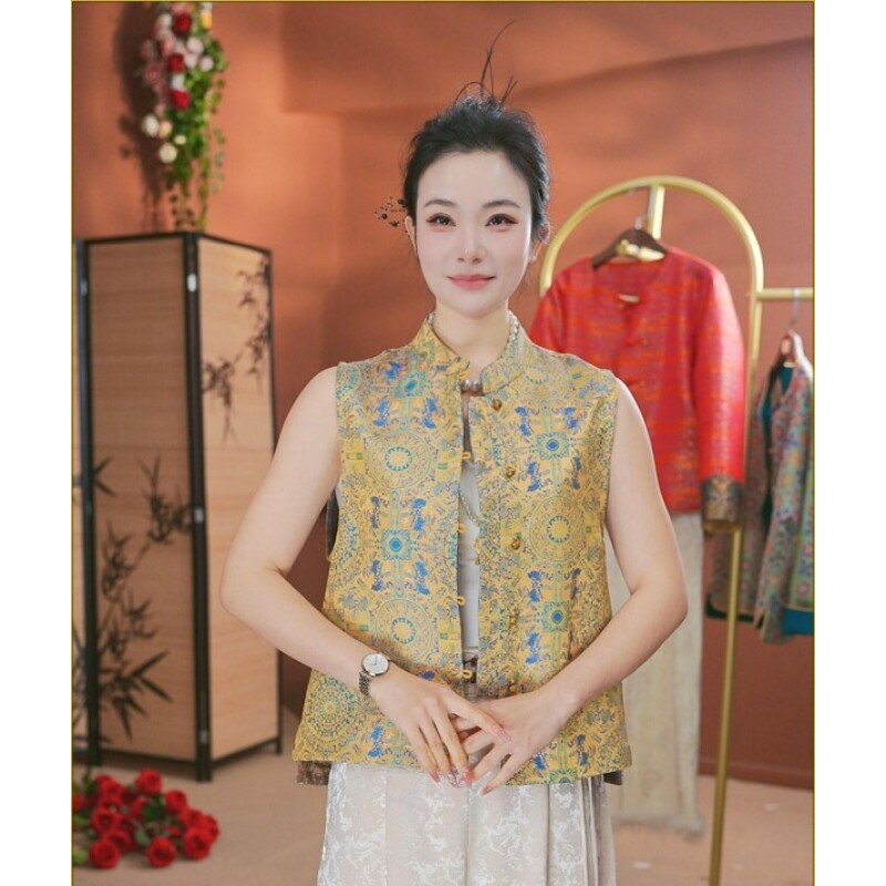 【云梦-马甲】新中式国风盘扣马甲