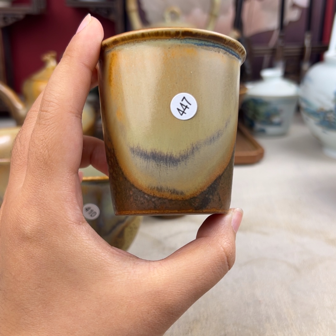 杯纯手工柴烧主人杯