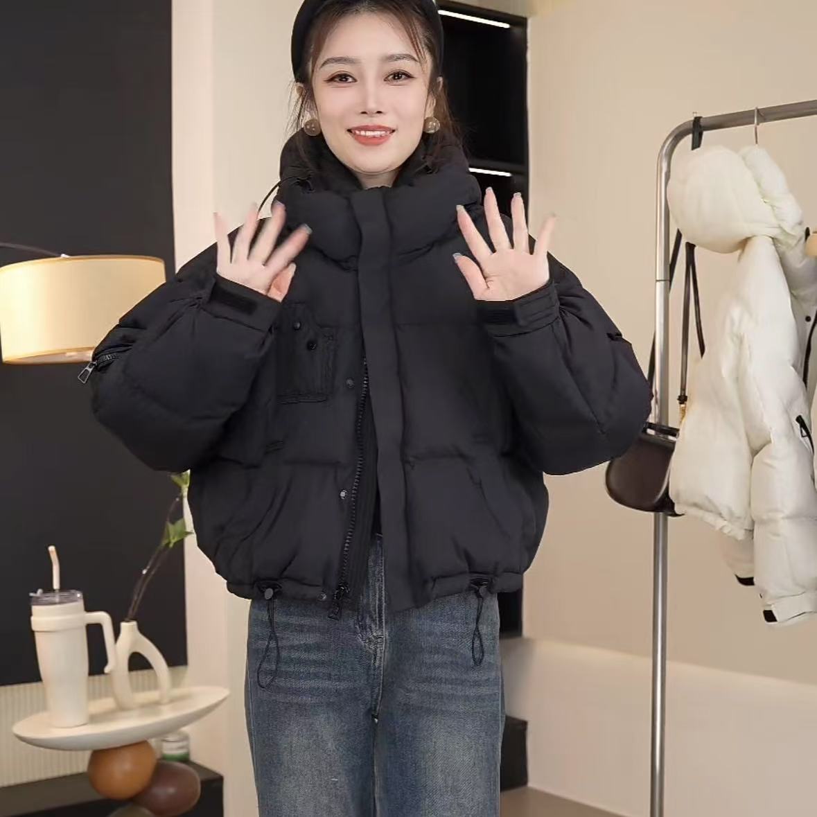 【3.0升级款】国标羽绒服短款韩系百搭休闲时尚羽绒服外套2417