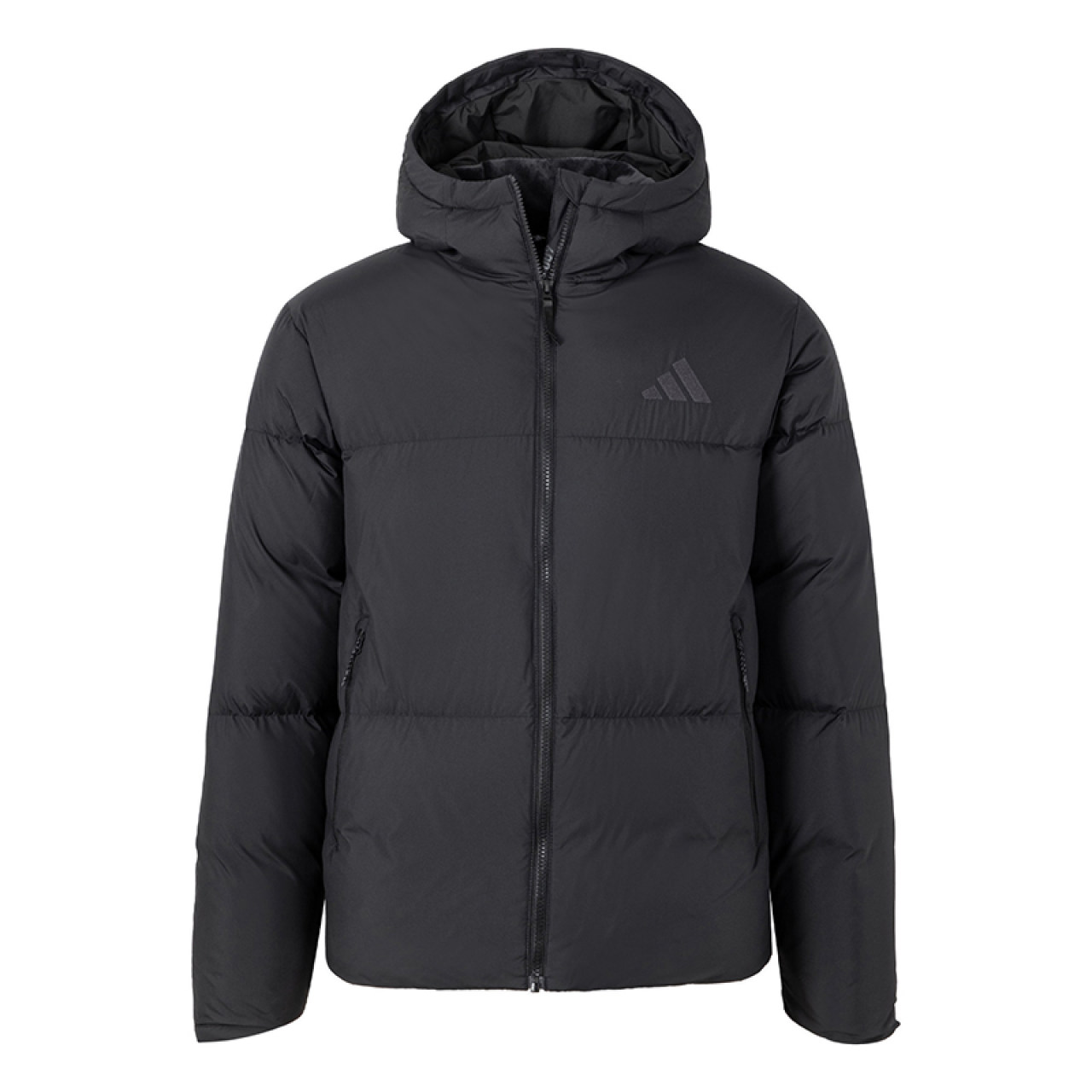 阿迪达斯/Adidas冬季新款时尚保暖连帽鸭绒面包羽绒服 JV6187