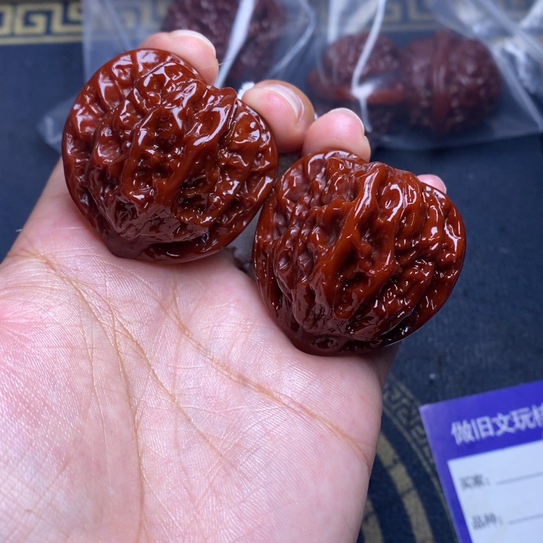 吊坠文玩核桃虎头40
