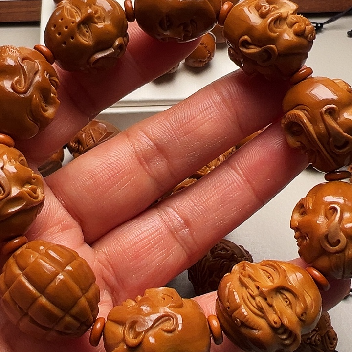 手串/手链橄榄核阴派十八罗汉