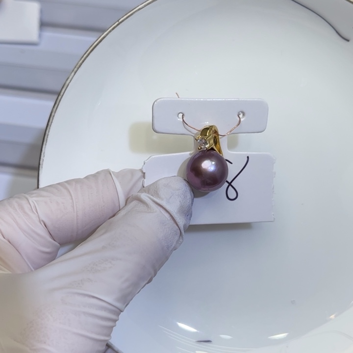 淡水珍珠颈饰银S925镶嵌