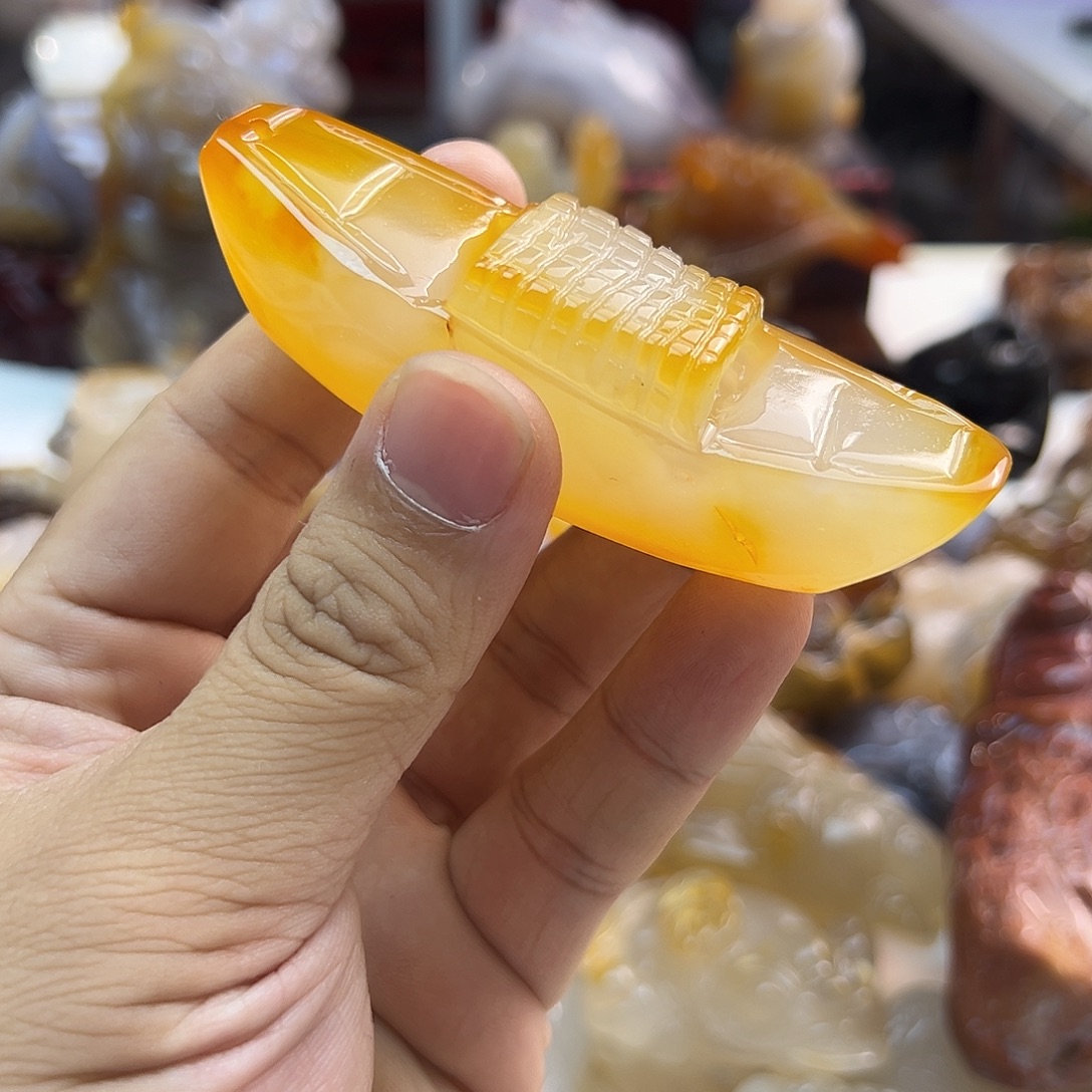 玛瑙/玉髓合金颈饰