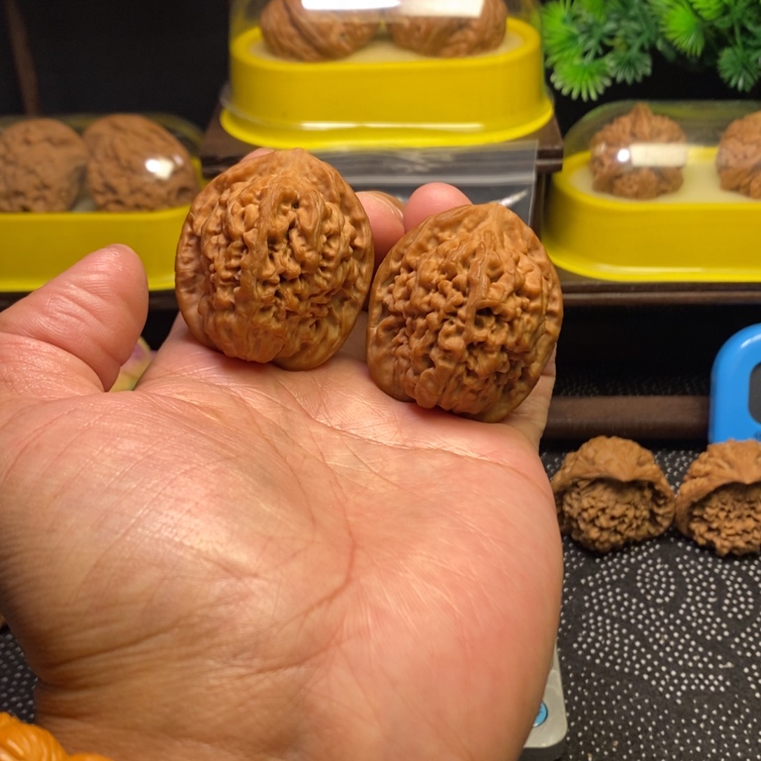 吊坠文玩核桃莲花40