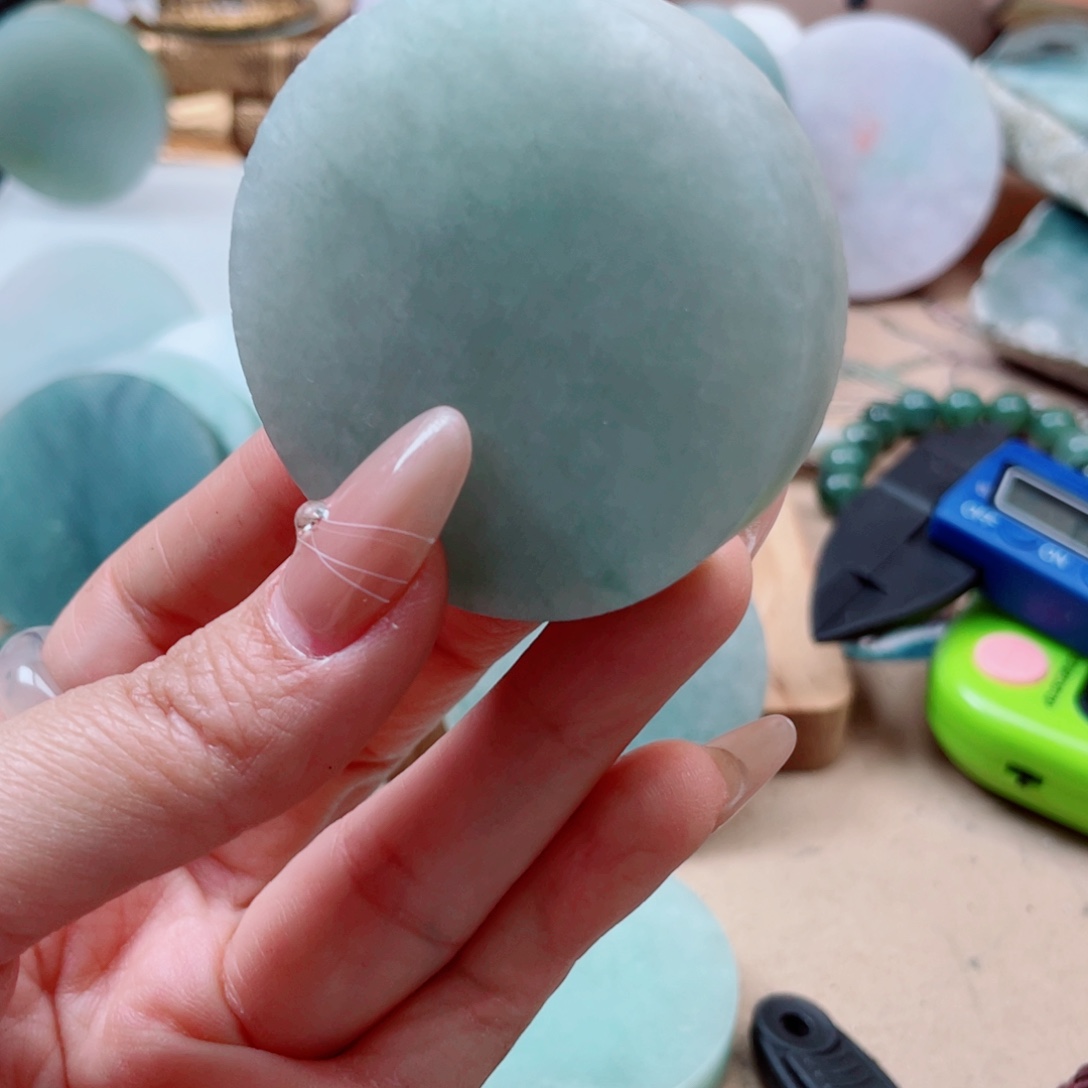 翡翠未镶嵌颈饰456……