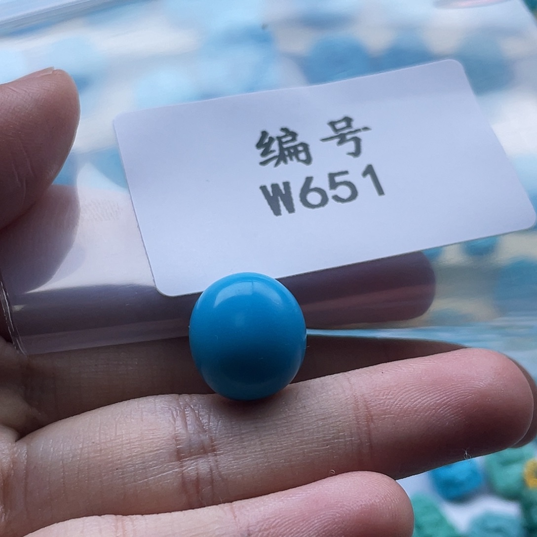 ***绿松石未镶嵌颈饰