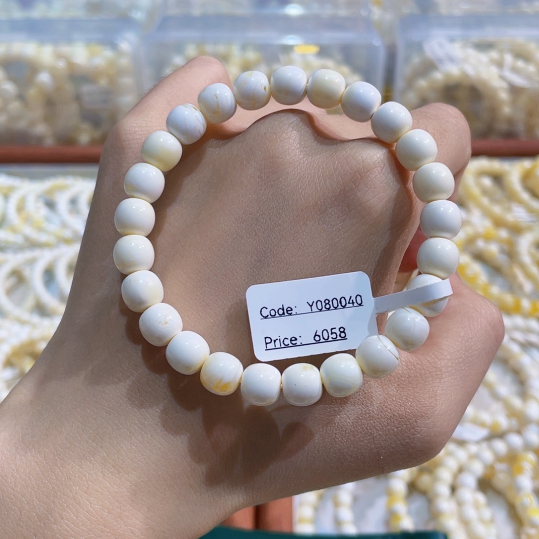 杰***姆琥珀未镶嵌手链Y080040