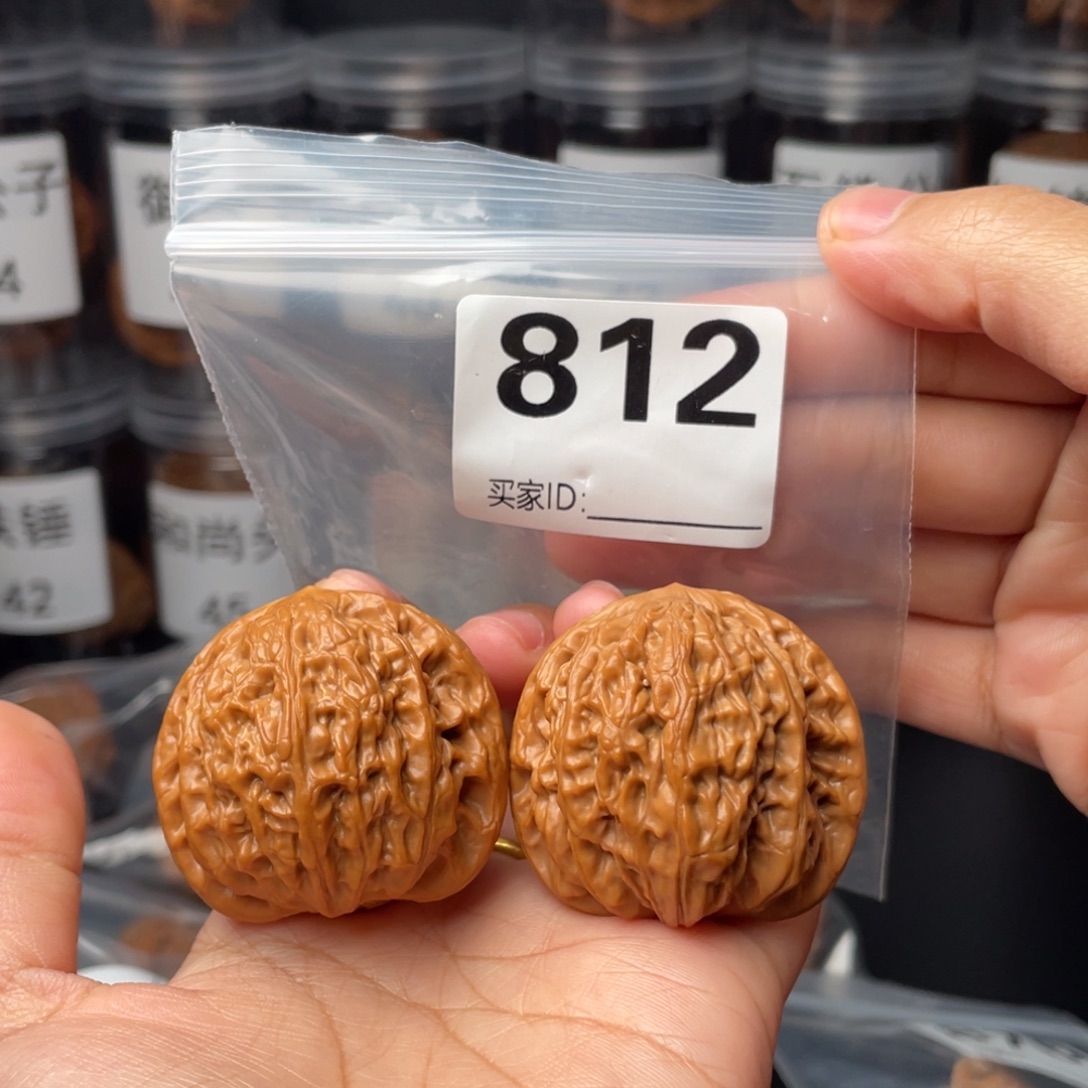 文玩核桃把件42铁锤