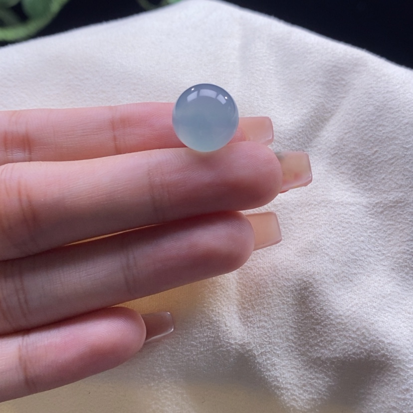 【闪购商品】翡翠颈饰未镶嵌海水蓝珠卡13.3