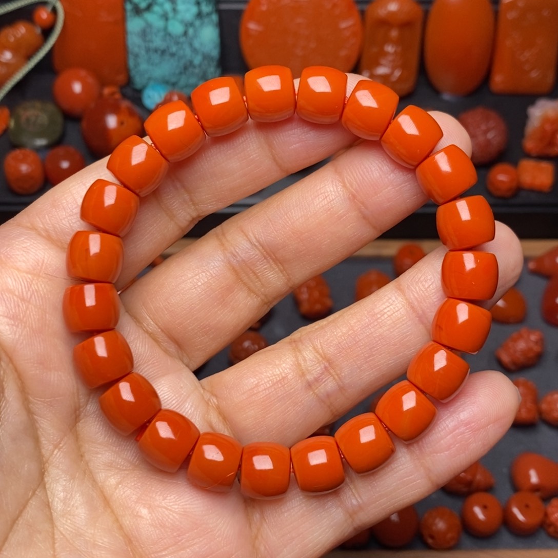 南红玛瑙配饰未镶嵌s****r手串