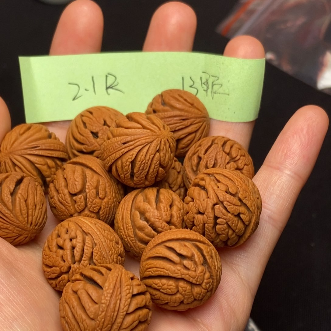 桃核手串秦岭龙纹桃核2