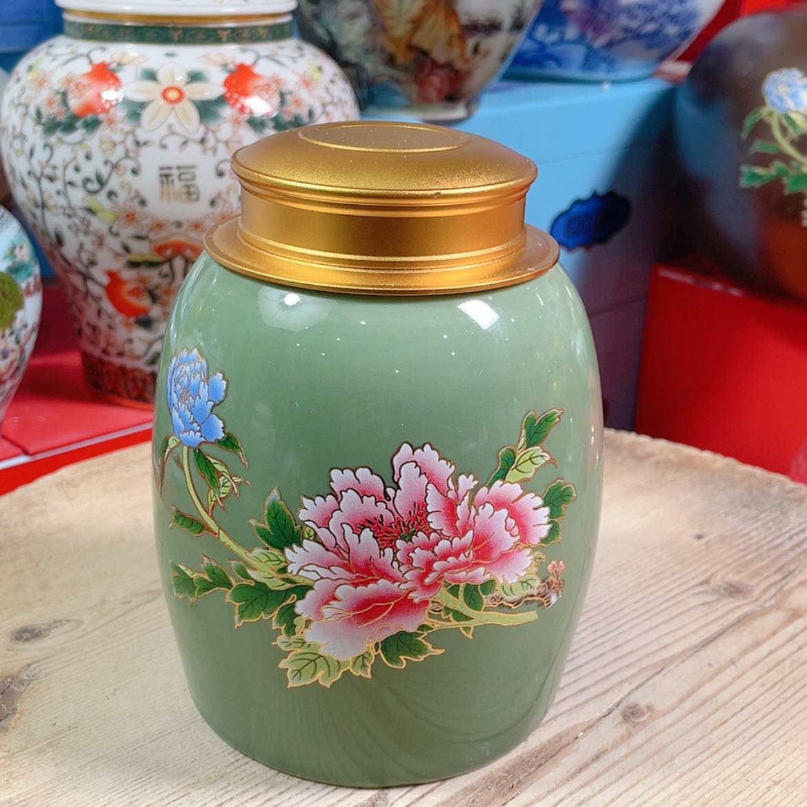 【闪购商品】罐陶瓷茶叶罐密封罐