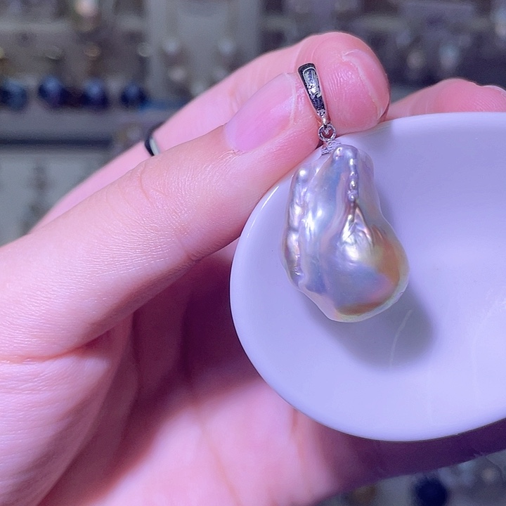 淡水珍珠合金颈饰47